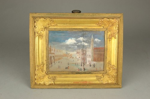 Schilderij met Venetiaans stadsgezicht in 18e-eeuwse stijl